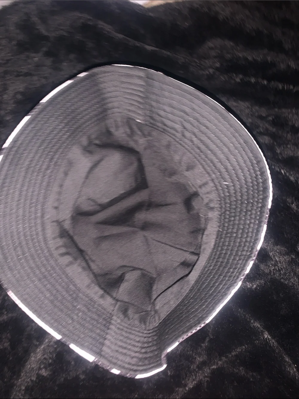 Woman Cow Print Bucket Hat - Black & White